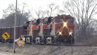 CP 475 on Davenport Sub BNSF WB empty ore train on Barstow Sub February 8, 2020