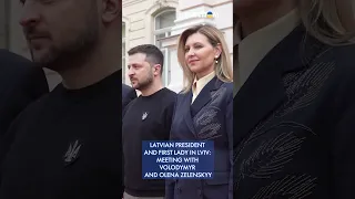 Latvian President and First lady visited Lviv, met with Volodymyr and Olena Zelenskyy