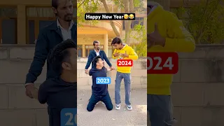 Bye Bye 2023 😂 Happy New Year 2024🥳 #short #ytshorts #manishsaini #funny #happynewyear2024 #2024