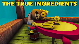 Terrifying New Spongebob Horror Game - The True Ingredients (Both Endings)