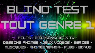 BLIND TEST - TOUT GENRE - 1 (90 Extraits)