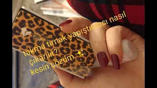 kesin çözüm ✨ - takma tırnak yapıştırıcısı (japon yapıştırıcısı) tırnaktan nasıl çıkar?