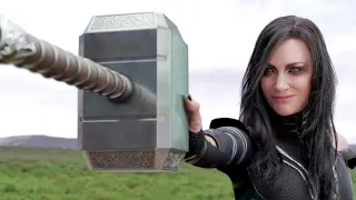 Thor: Ragnarok (2017) Hindi - Hela Breaks Mjolnir/ Thor Meets Hela Scene | Movie Clips In Hindi