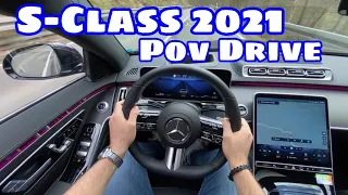 2021 Mercedes Benz S Class S500 W223 POV Test Drive by DriveMaTe