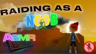 Raiding As a Noob in Da Hood + Keyboard ASMR