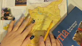 ASMR ~ Syria History & Geography ~ Soft Spoken Page Turning