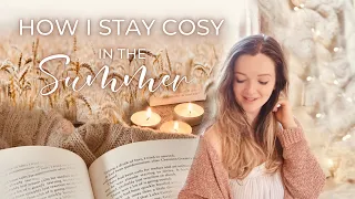 How I stay cosy in the Summer 🌾 Slow Living UK vlog, cosy Summer routine weekly vlog, reading vlog