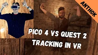 Pico 4 vs Quest 2 Tracking in VR (Blade and Sorcery) - Bonus FOV Comparison!