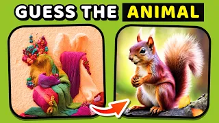 Guess by ILLUSION - ANIMAL Edition 🐸 🐯 🐘 | Guess the Hidden ANIMAL by ILLUSION