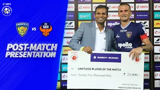 Post-Match Presentation - Chennaiyin FC 4-1 FC Goa | Hero ISL 2019-20 Semi-Final 1 First Leg