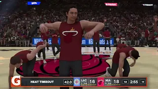 NBA 2K24 Gameplay: Los Angeles Clippers vs Miami Heat - (Xbox Series X) [4K60FPS]