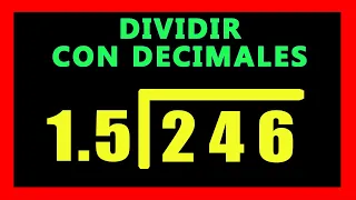 ✅👉 Dividir con Decimales en el Divisor