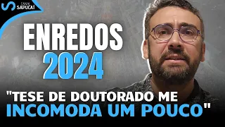 RESUMO DOS ENREDOS DO CARNAVAL 2024