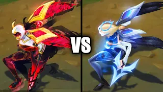 Inkshadow Kai'Sa vs IG Kai'Sa Skins Comparison (League of Legends)