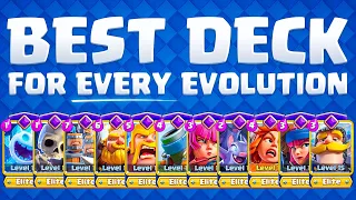 BEST DECKS for EVERY EVOLUTION in Clash Royale! 🏆