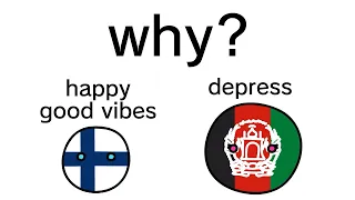 Why are some countries happier than others? (Countryballs Animation)