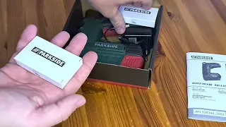 PARKSIDE Akku-Tacker Unboxing