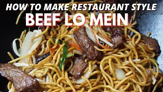 How YOU Can Cook the BEST Beef Lo Mein EVER | Wally Cooks Everything