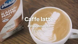 Näin teet caffe latten • Valio reseptit x Jarno Peräkylä