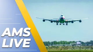 🔴 Live: Crosswindy arrivals at Amsterdam Schiphol Airport | AMS LIVE