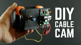 DIY Cable Cam with bluetooth controlled gimbal
