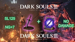 Darkmoon Blade Dagger vs Ashes of Ariandel & The Ringed City BOSSES-(NG+7 - SL125 - NO DAMAGE KILL)