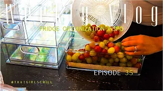 Our New Samsung Bespoke Fridge and How I Organize It. | FRIDGE ORGANIZATION INSPO | Weekly Vlog 35