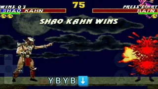 Motaro UMK3 || Shao Kahn UMK3 || Move Cheats For ( Ultimate Mortal Kombat Trilogy ) Android SEGA MEG