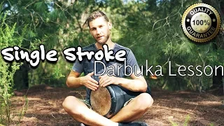 Darbuka Lesson - Single Stroke Lesson (Beginner)