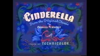 Opening & Closing to Cinderella 1988 VHS [Walt Disney Home Video]