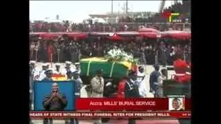 Burial Service for Late President Mills