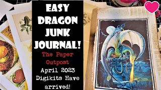 April 2023 Digikits Have Arrived! Plus How to Make an Easy Dragon Lore Journal! The Paper Outpost :)