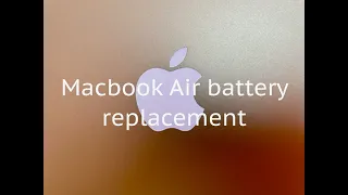 MacBook Air 2015(замена аккумулятора)