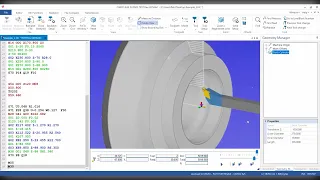 Turning in CIMCO Edit 2022 (Lathe)