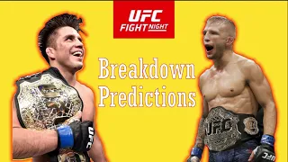 UFC Fight Night 143 : TJ Dillashaw vs Henry Cejudo Prediction