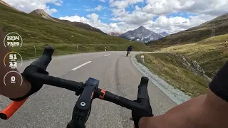 Albula Pass // Descent to La Punt-Chamues-ch // Road Cycling in Switzerland