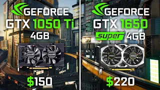 GTX 1050 Ti vs GTX 1650 Super Test in 10 Games in 2021