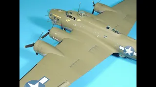 Main Wing Attachment-Part-13 of Detailing & Building the Revell Monogram1/48 scale B-17G.