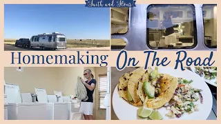 Homemaking on the Road | Cooking Cleaning & Laundry in our Airstream | Camping in Colorado Vlog