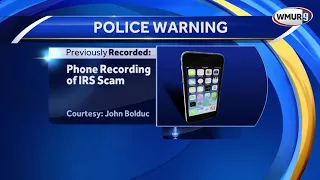 Police warn of IRS scam calls threatening arrest