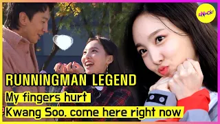 [RUNNINGMAN THE LEGEND]My fingers hurt Kwang Soo, come here right now(ENGSUB)