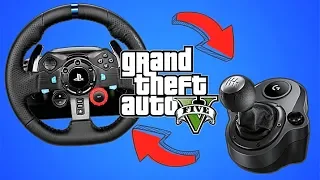 КАК ПОДКЛЮЧИТЬ РУЛЬ И КПП В GTA 5 [На примере Logitech G29]