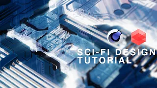 C4D Redshift - Sci-Fi Design Tutorial (Beginner Level)