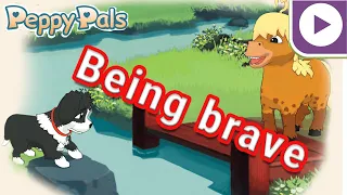 |Cartoons for kids| Being brave - Reggy can't swim