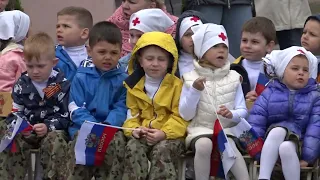 Детский сад Золотой Ключик парад Победы