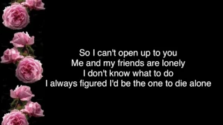 Matt Maeson • me and my friends are lonely (lyrics)