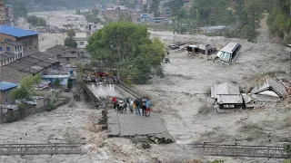 Flooding in Sochi, russia! city  destroyed  as Dagomys stream overflows