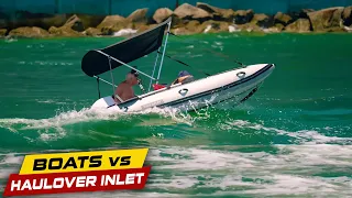 JUST NOT ENOUGH POWER FOR HAULOVER! | Boats vs Haulover Inlet