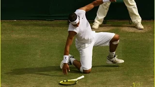 Rafael Nadal - Top 10 falling down moments