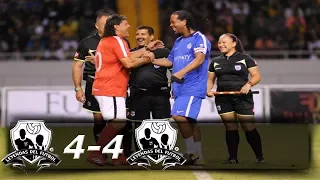 Ronaldinho en Costa Rica│Galacticos vs. Leyendas 4-4│Resumen Completo HD│05/08/2017.